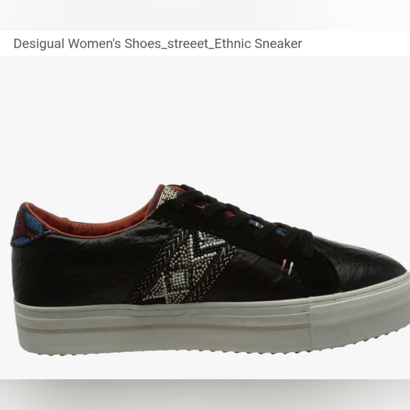 Desigual Vibrant Multicolor Sneakers - Picture 8 of 11